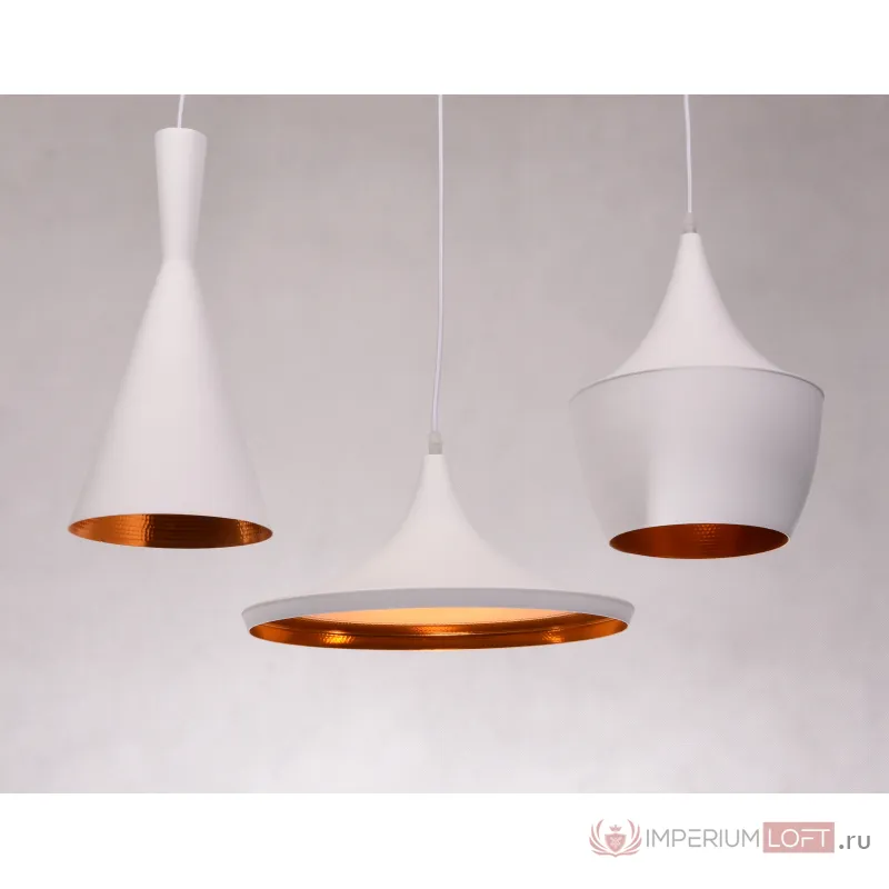Подвесной светильник Lumina Deco Foggi LDP 7712-3 PR WT от ImperiumLoft