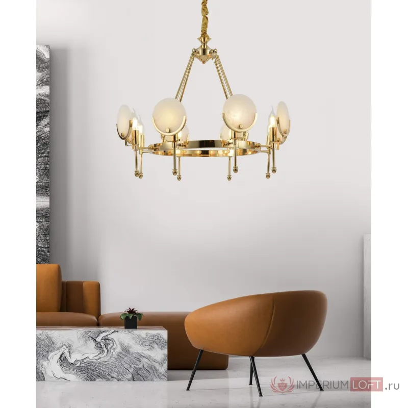 Подвесная люстра Lumina Deco Montego LDP 8010-8 F.GD от ImperiumLoft