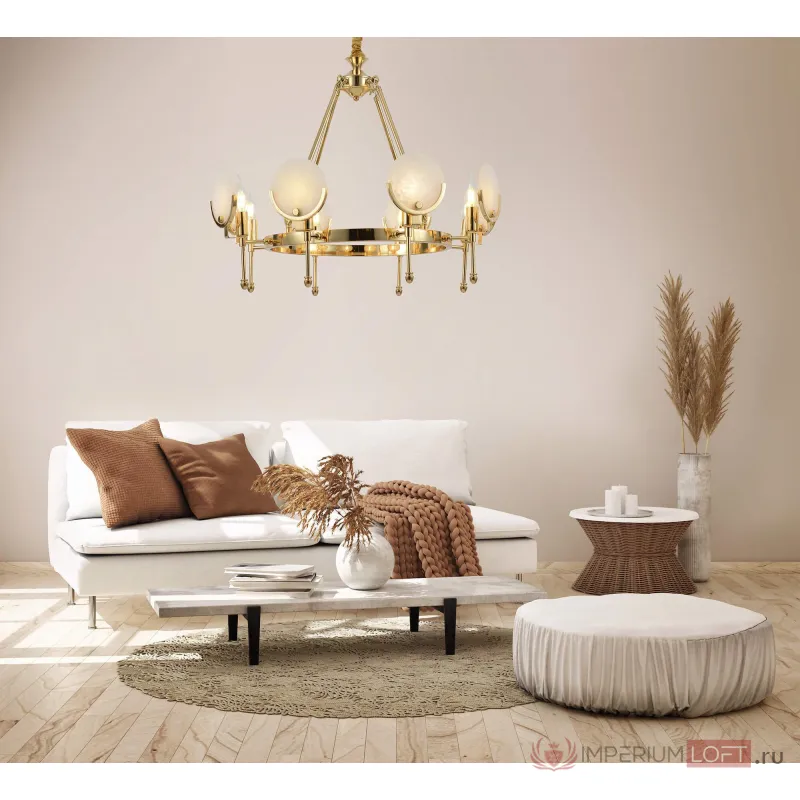 Подвесная люстра Lumina Deco Montego LDP 8010-8 F.GD от ImperiumLoft