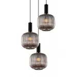 Подвесной светильник Lumina Deco Gato LDP 1217-3 GY+BK от ImperiumLoft