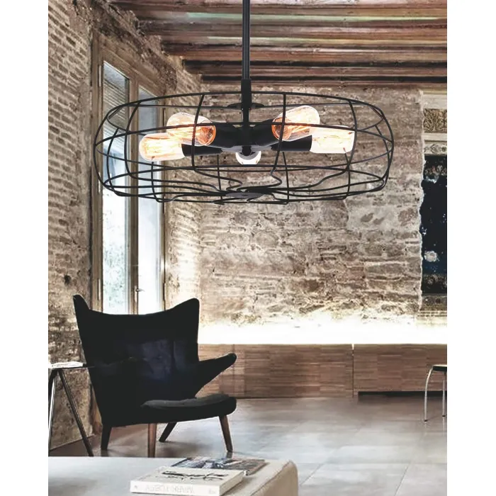Подвесной светильник Lumina Deco Nino LDP 8008 BK от ImperiumLoft