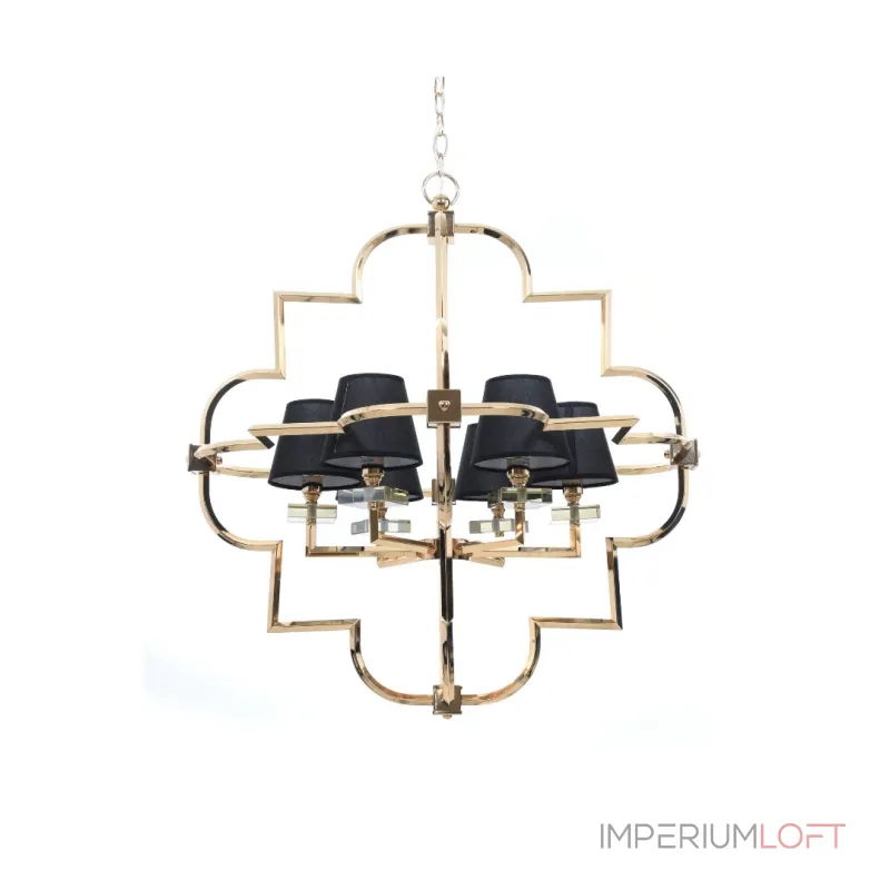 Подвесная люстра Lumina Deco Baltimore LDP 8020-6 GD+BK