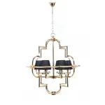 Подвесная люстра Lumina Deco Baltimore LDP 8020-6 GD+BK
