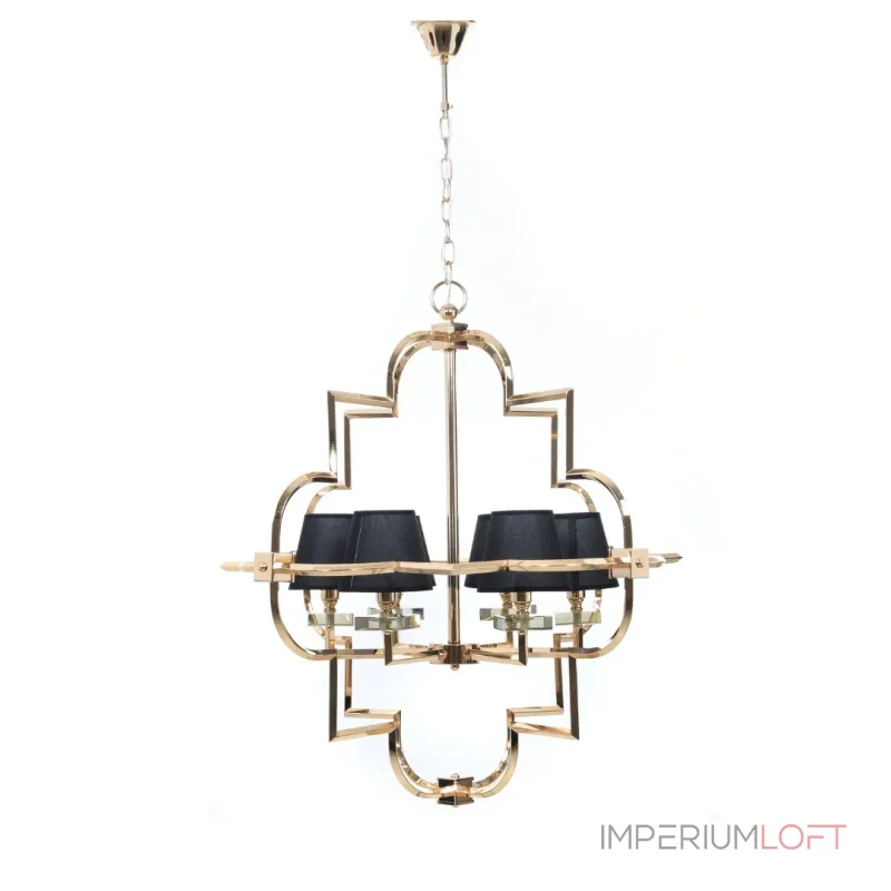 Подвесная люстра Lumina Deco Baltimore LDP 8020-6 GD+BK