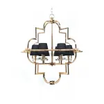 Подвесная люстра Lumina Deco Baltimore LDP 8020-6 GD+BK