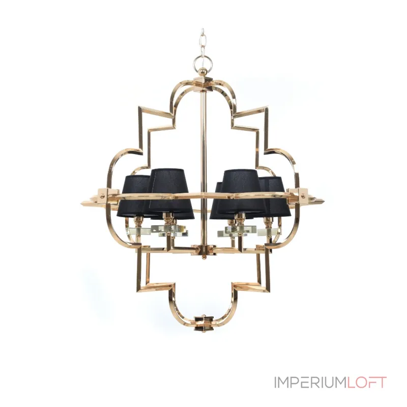 Подвесная люстра Lumina Deco Baltimore LDP 8020-6 GD+BK
