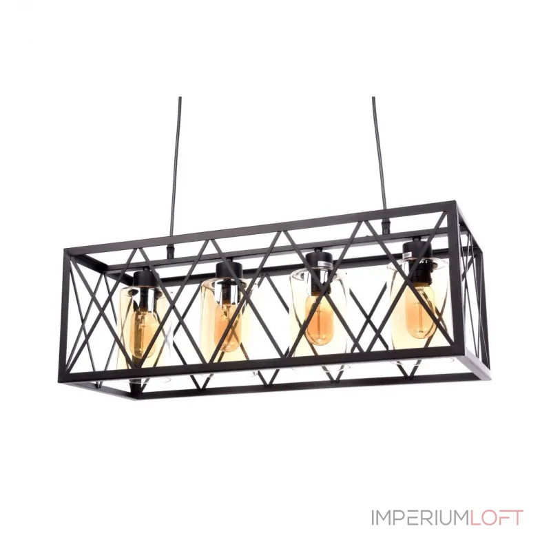 Подвесной светильник Lumina Deco Nortis LDP 11535-4 BK Подвесной светильник Lumina Deco Nortis LDP 11535-4 BK