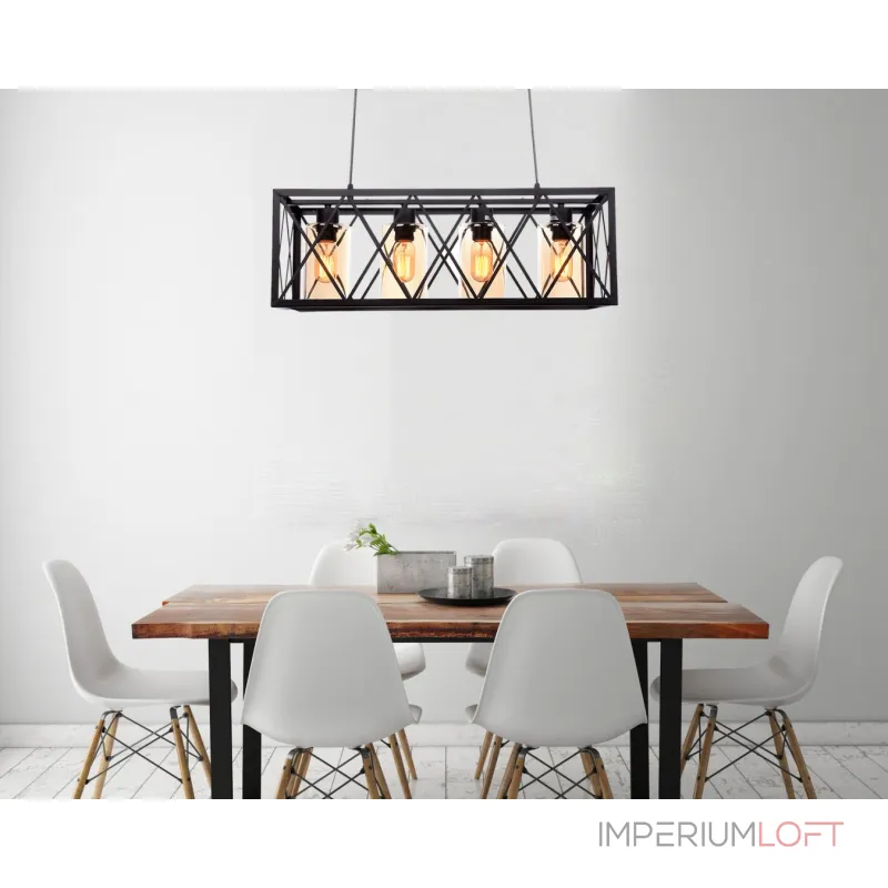 Подвесной светильник Lumina Deco Nortis LDP 11535-4 BK Подвесной светильник Lumina Deco Nortis LDP 11535-4 BK