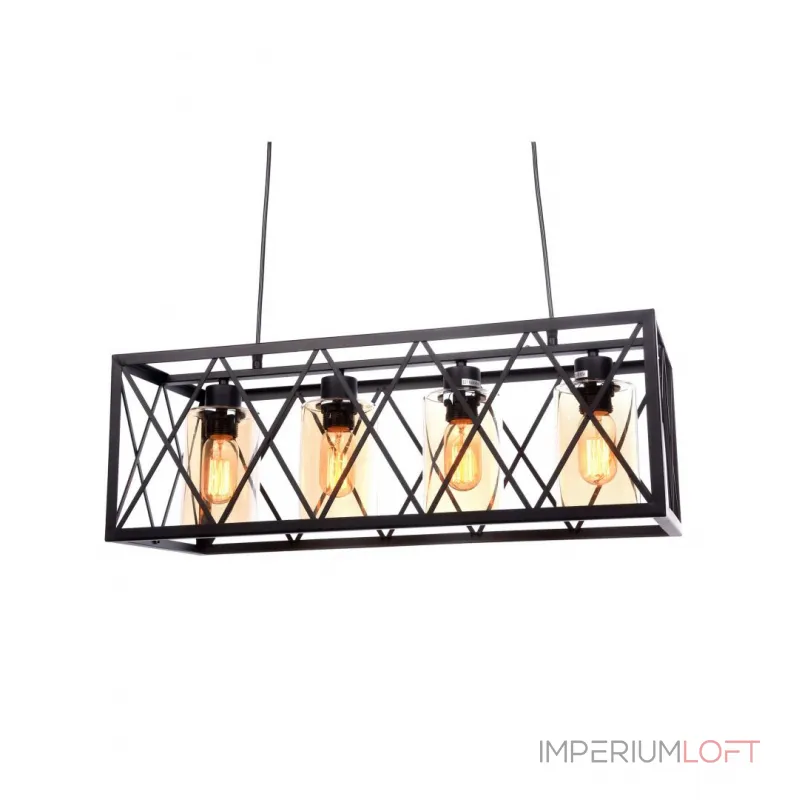 Подвесной светильник Lumina Deco Nortis LDP 11535-4 BK Подвесной светильник Lumina Deco Nortis LDP 11535-4 BK