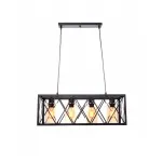 Подвесной светильник Lumina Deco Nortis LDP 11535-4 BK