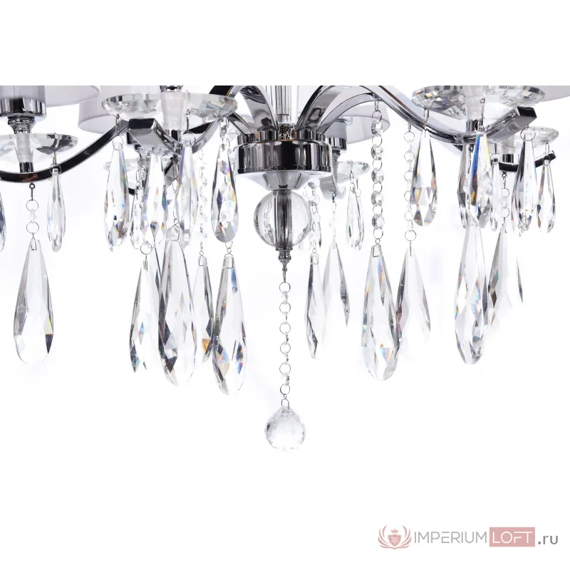 Хрустальная подвесная люстра Lumina Deco Alessia LDP 1726-6 CHR от ImperiumLoft