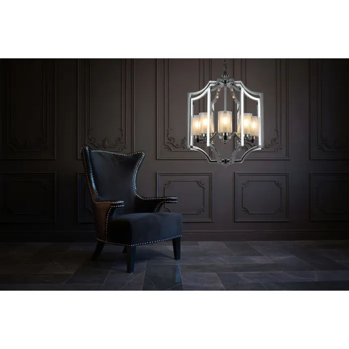 Подвесная люстра Lumina Deco Vigatto LDP 1224-8 CHR от ImperiumLoft