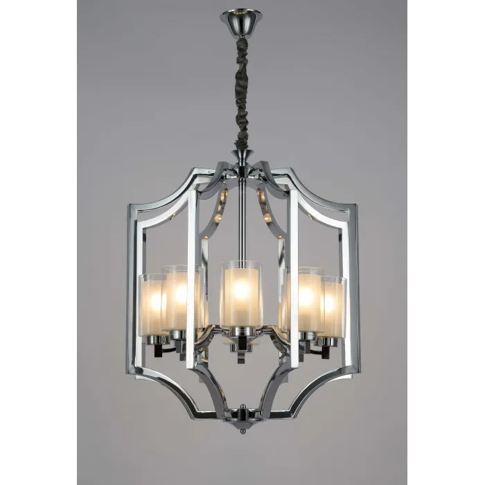 Подвесная люстра Lumina Deco Vigatto LDP 1224-8 CHR от ImperiumLoft