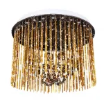 Хрустальная потолочная люстра Lumina Deco Soft Line LDC 7102-450 GD от ImperiumLoft