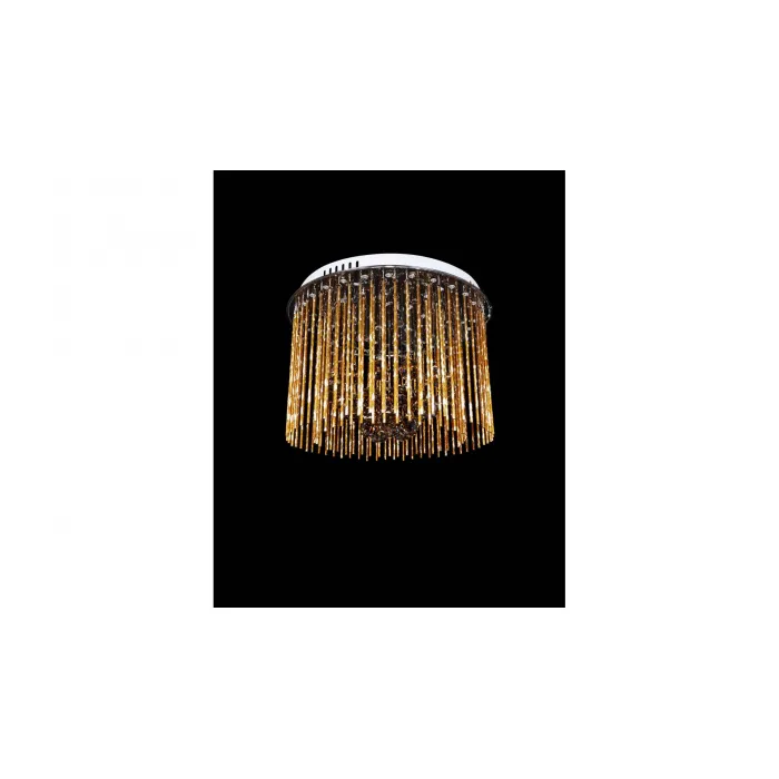 Хрустальная потолочная люстра Lumina Deco Soft Line LDC 7102-450 GD от ImperiumLoft