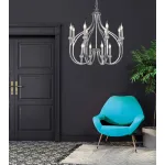 Подвесная люстра Lumina Deco Archetype LDP 1250-12 CHR от ImperiumLoft