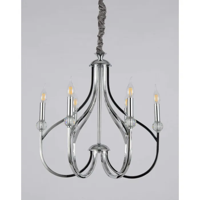 Подвесная люстра Lumina Deco Archetype LDP 1250-6 CHR от ImperiumLoft
