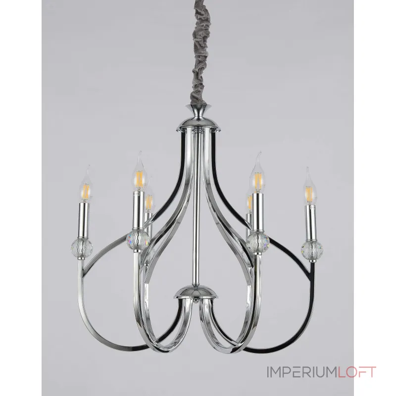 Подвесная люстра Lumina Deco Archetype LDP 1250-6 CHR