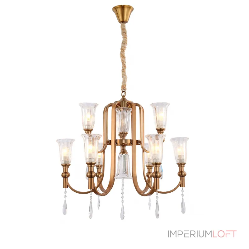 Подвесная люстра Lumina Deco Rionella LDP 8041-6+3 S.GD Подвесная люстра Lumina Deco Rionella LDP 8041-6+3 S.GD