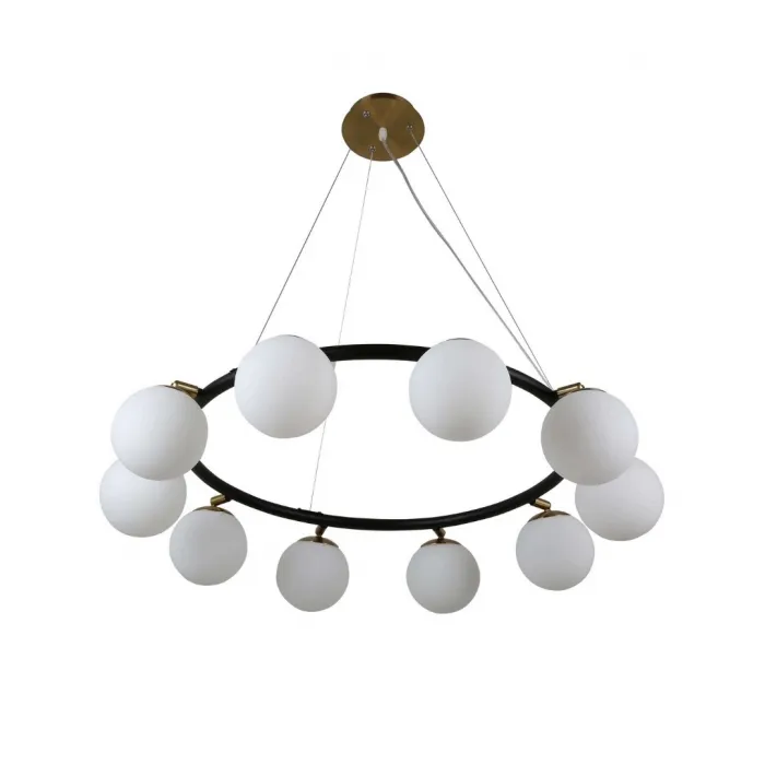 Подвесной светильник Lumina Deco Modica LDP 6032-10 BK+MD от ImperiumLoft