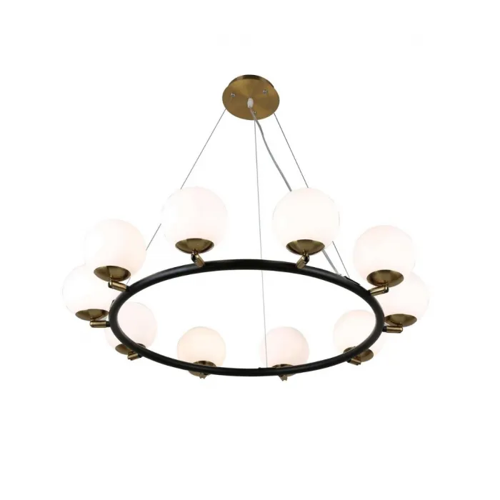 Подвесной светильник Lumina Deco Modica LDP 6032-10 BK+MD от ImperiumLoft