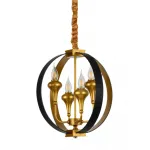 Подвесная люстра Lumina Deco Demetra LDP 1225-4 BK+GD от ImperiumLoft