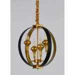 Подвесная люстра Lumina Deco Demetra LDP 1225-4 BK+GD от ImperiumLoft