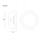 Бра LOKE D22 White от ImperiumLoft