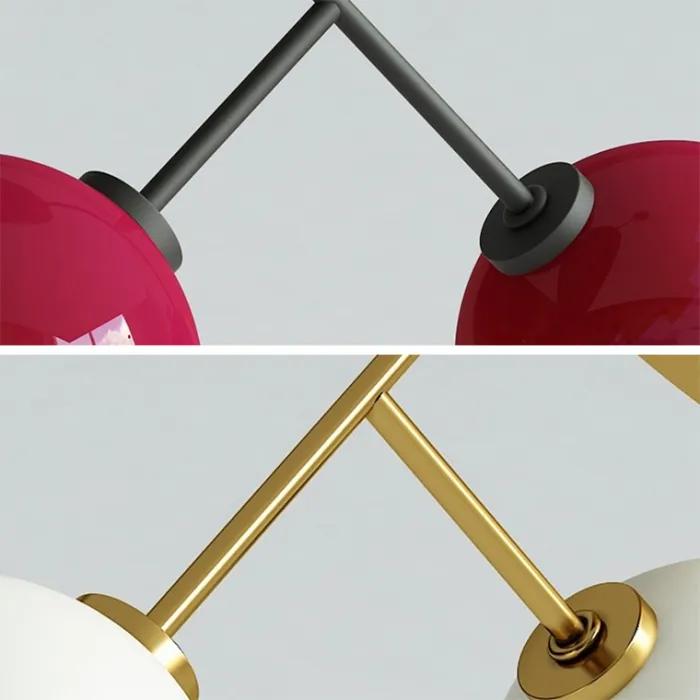 Подвесной светильник CHERRY D50 Gold/White от ImperiumLoft