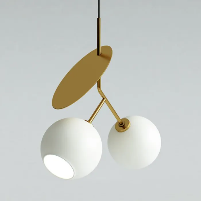 Подвесной светильник CHERRY D50 Gold/White от ImperiumLoft