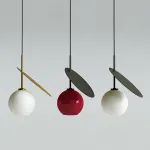 Подвесной светильник CHERRY D50 Gold/White от ImperiumLoft
