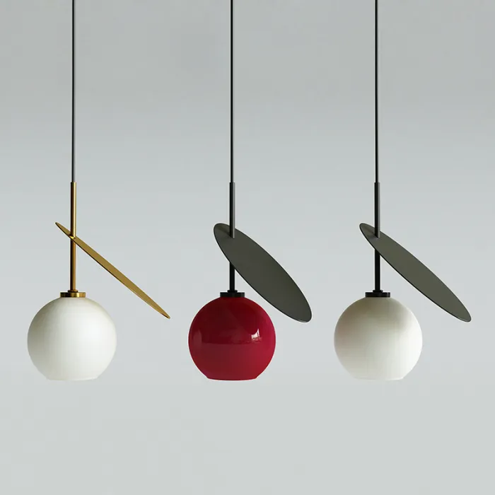 Подвесной светильник CHERRY D50 Gold/White от ImperiumLoft