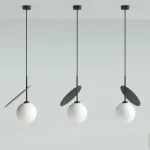 Подвесной светильник CHERRY D25 Black/White от ImperiumLoft