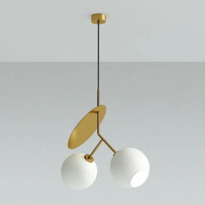 Подвесной светильник CHERRY D50 Gold/White от ImperiumLoft