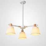 Потолочная люстра на штанге NATURA A WHITE 3 от ImperiumLoft
