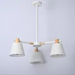 Потолочная люстра на штанге NATURA A WHITE 3 от ImperiumLoft