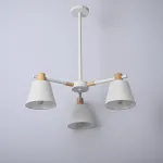 Потолочная люстра на штанге NATURA A WHITE 3 от ImperiumLoft