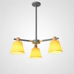 Потолочная люстра на штанге NATURA A YELLOW 3 от ImperiumLoft