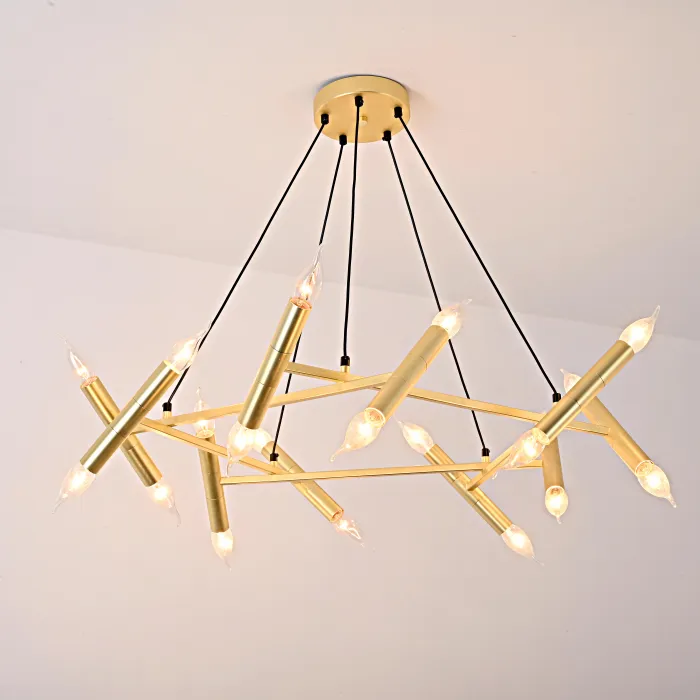 Подвесной светильник JONATHAN BROWNING Le Pentagone Chandelier 20 Light от ImperiumLoft