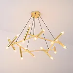 Подвесной светильник JONATHAN BROWNING Le Pentagone Chandelier 20 Light от ImperiumLoft