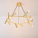 Подвесной светильник JONATHAN BROWNING Le Pentagone Chandelier 20 Light от ImperiumLoft