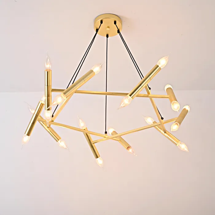 Подвесной светильник JONATHAN BROWNING Le Pentagone Chandelier 20 Light от ImperiumLoft