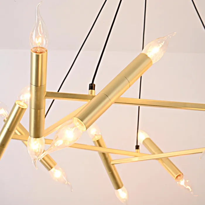 Подвесной светильник JONATHAN BROWNING Le Pentagone Chandelier 20 Light от ImperiumLoft