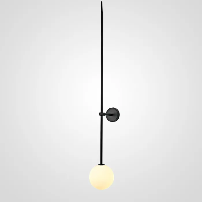Настенный светильник LINES Ball 100 Black от ImperiumLoft