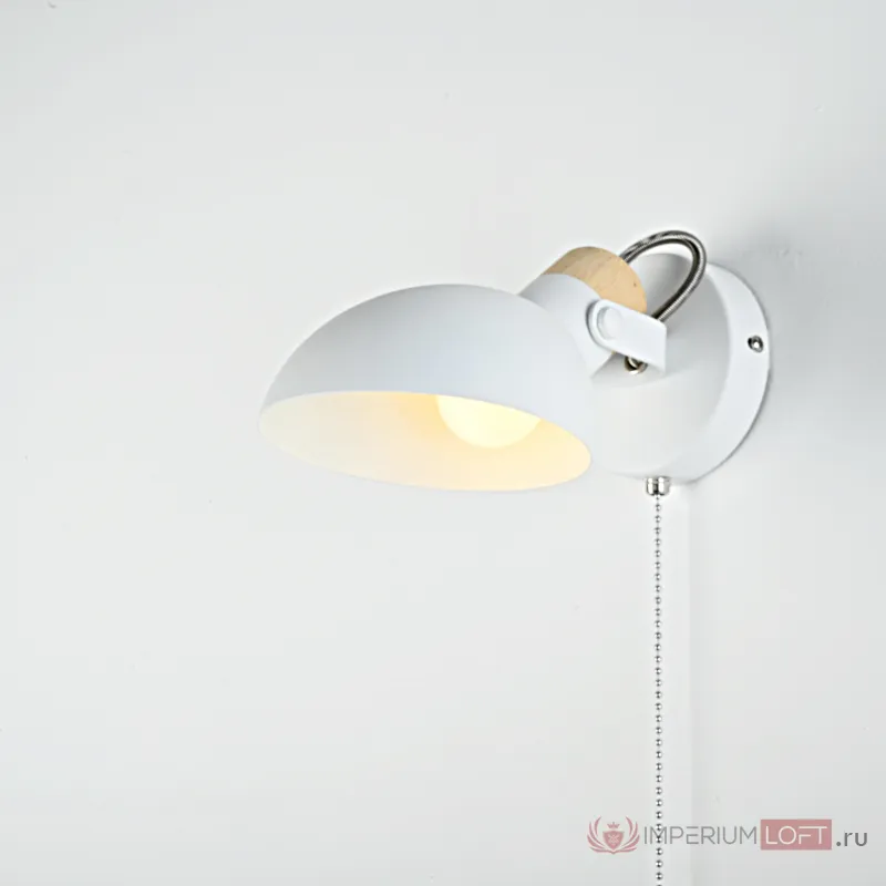 Настенное бра ONDER White Switch от ImperiumLoft