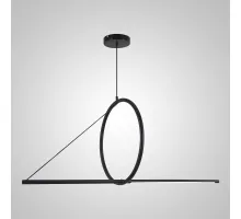 Подвесной светильник SUSPENSION CERCLE ET TRAIT – GRAPHITE SATINE L120