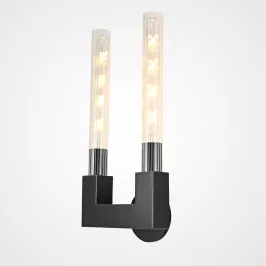 Бра CANELLE wall lamp DOUBLE Sconces Black Бра CANELLE wall lamp DOUBLE Sconces Black