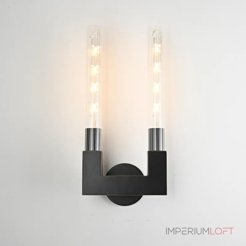 Бра CANELLE wall lamp DOUBLE Sconces Black от ImperiumLoft