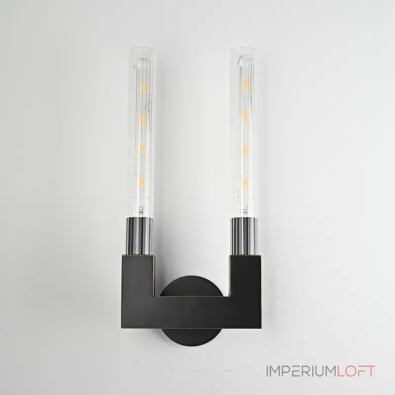 Бра CANELLE wall lamp DOUBLE Sconces Black от ImperiumLoft