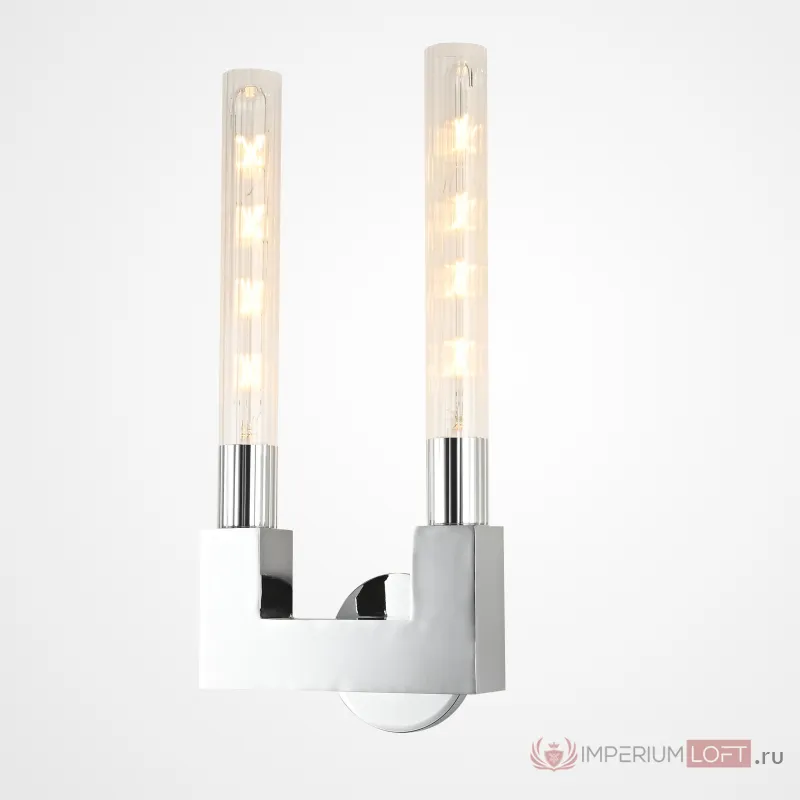 Бра RH CANNELLE wall lamp DOUBLE Sconces Chrome от ImperiumLoft
